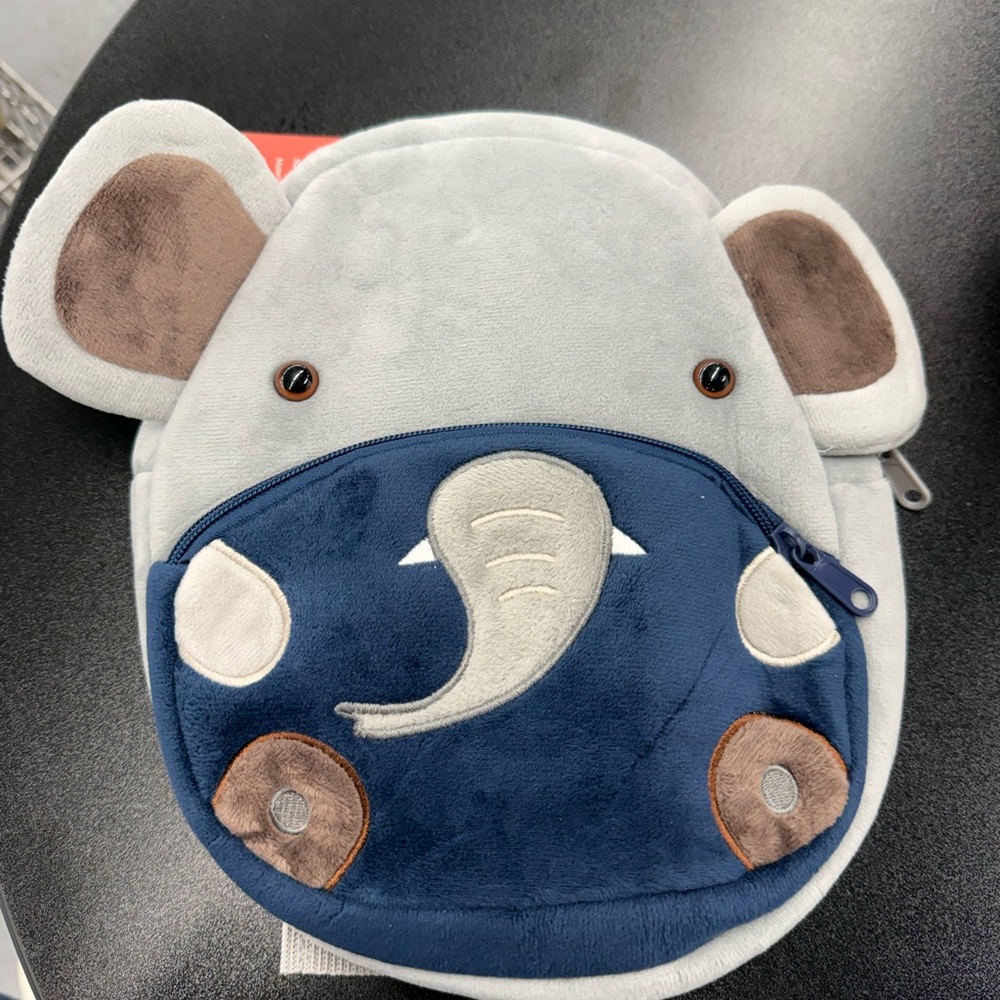 Cute Elephant Plush Backpack